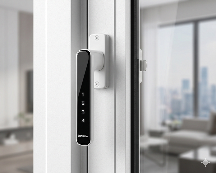 Ручка оконная HOPO iHandle с контролем доступа по коду